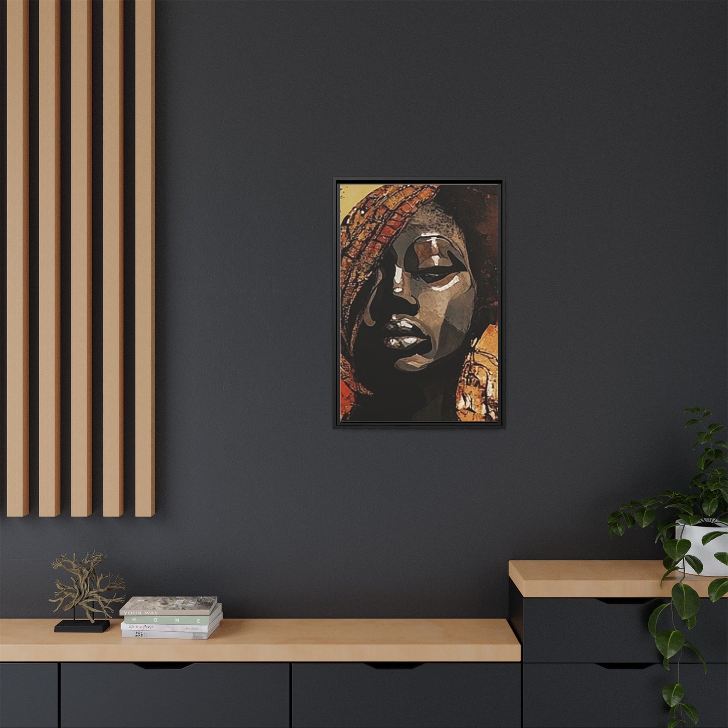 Palmyra - Framed Matte Canvas Artwork