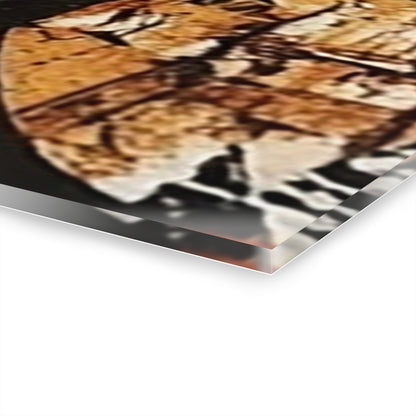 Palmyra - Modern Acrylic Art Print with French Cleat Hanging