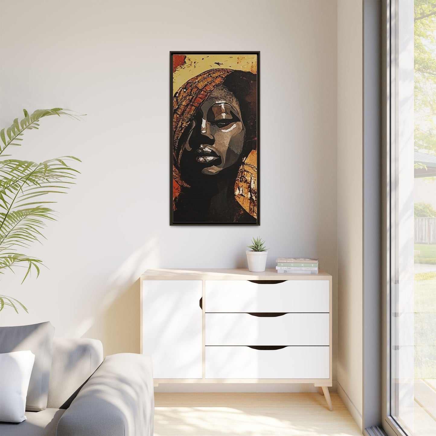 Palmyra - Framed Matte Canvas Artwork