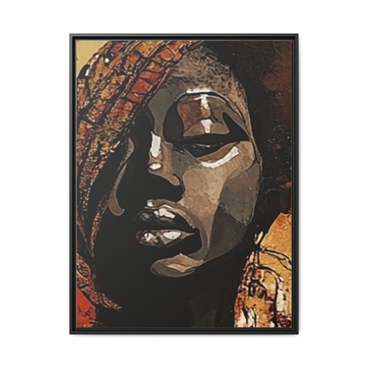 Palmyra - Framed Matte Canvas Artwork - DesignsByZuedi