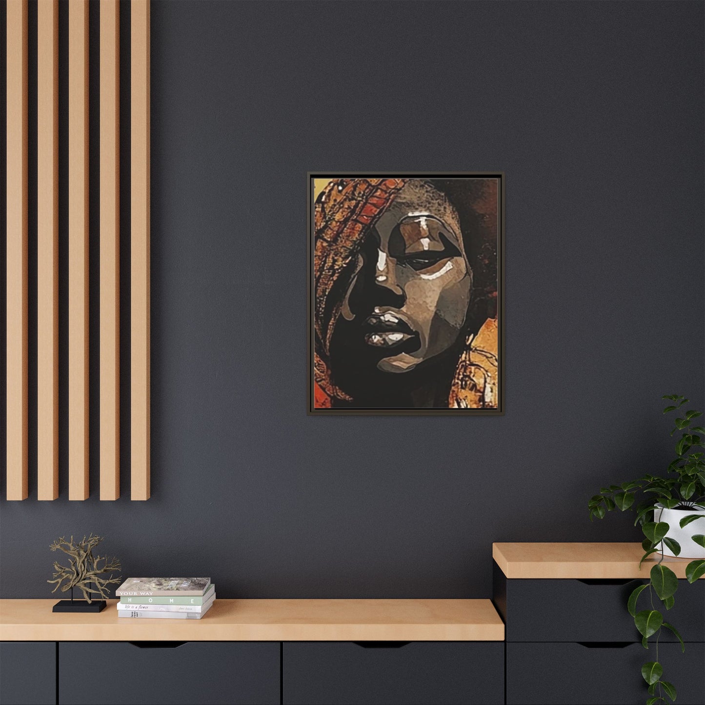 Palmyra - Framed Matte Canvas Artwork