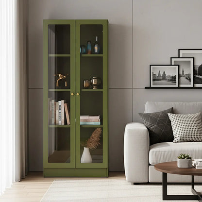 Midgeham - 59-inch French Door Metal Cabinet