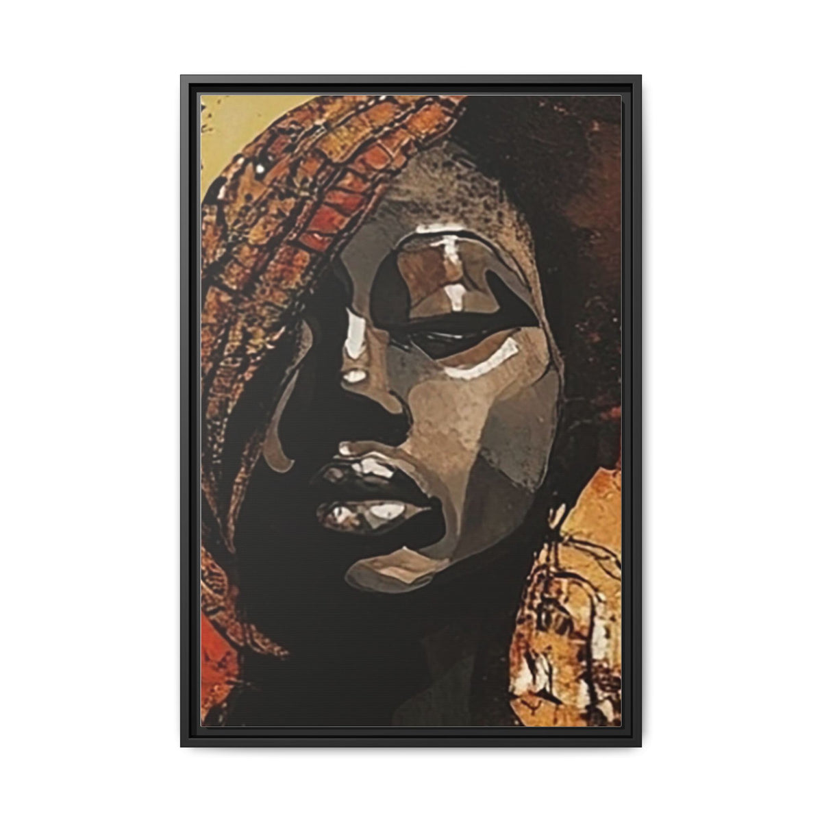 Palmyra - Framed Matte Canvas Artwork - DesignsByZuedi