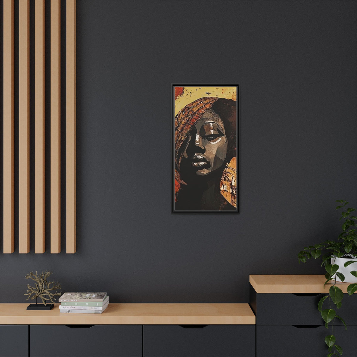 Palmyra - Framed Matte Canvas Artwork - DesignsByZuedi