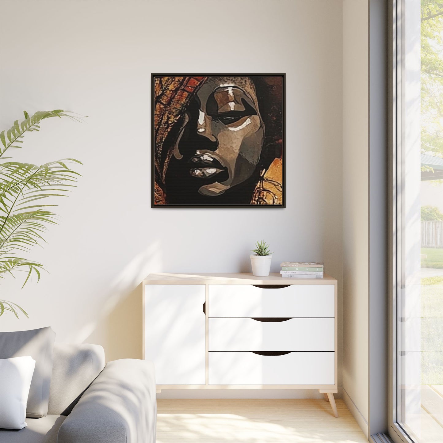 Palmyra - Framed Matte Canvas Artwork