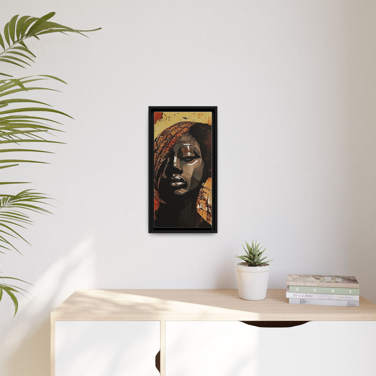 Palmyra - Framed Matte Canvas Artwork - DesignsByZuedi