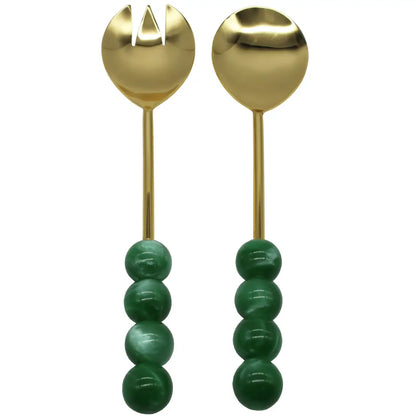 Lancaster - Set of Two Hyaline Bubble Salad Servers