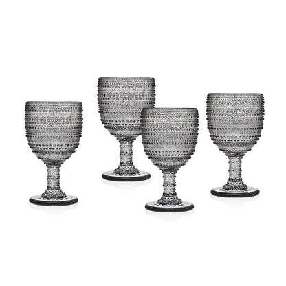 Naseberry - Smoke Goblet, Set of 4
