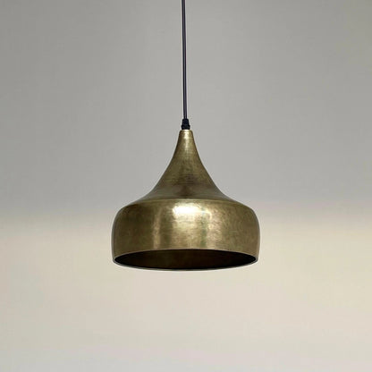 Handmade Hammered Brass Pendant Light