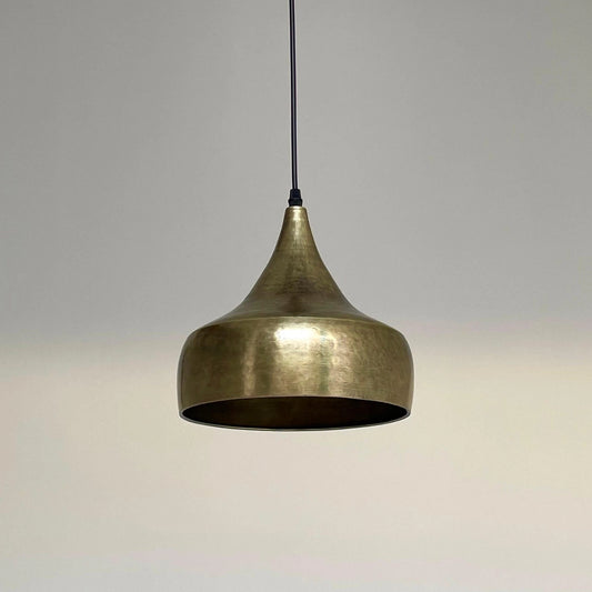 Handmade Hammered Brass Pendant Light