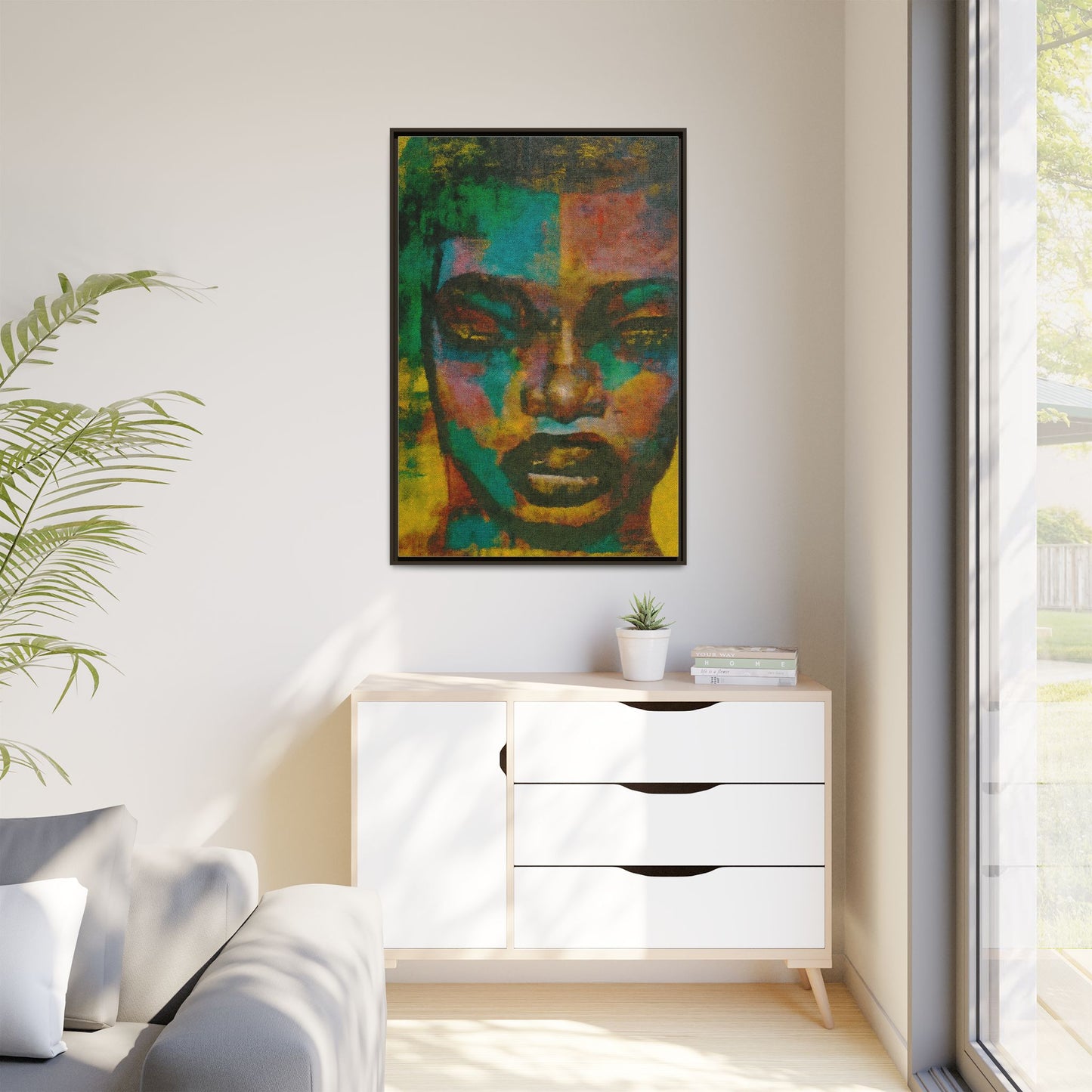 "Abigay" Matte Canvas, Framed