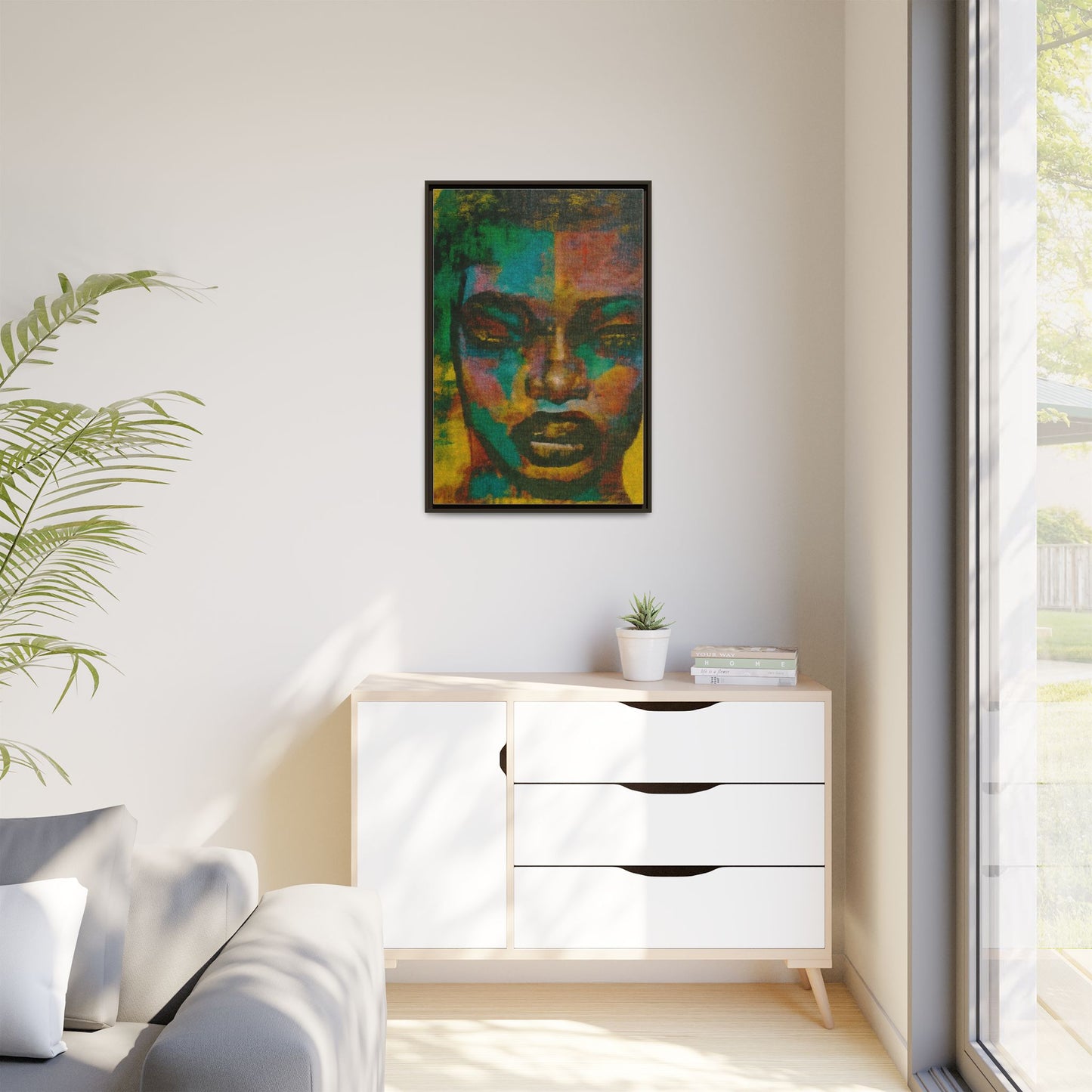 "Abigay" Matte Canvas, Framed