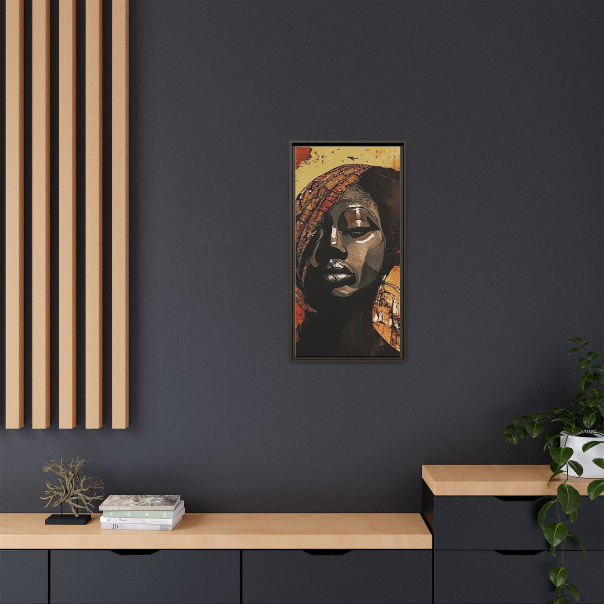 Palmyra - Framed Matte Canvas Artwork - DesignsByZuedi