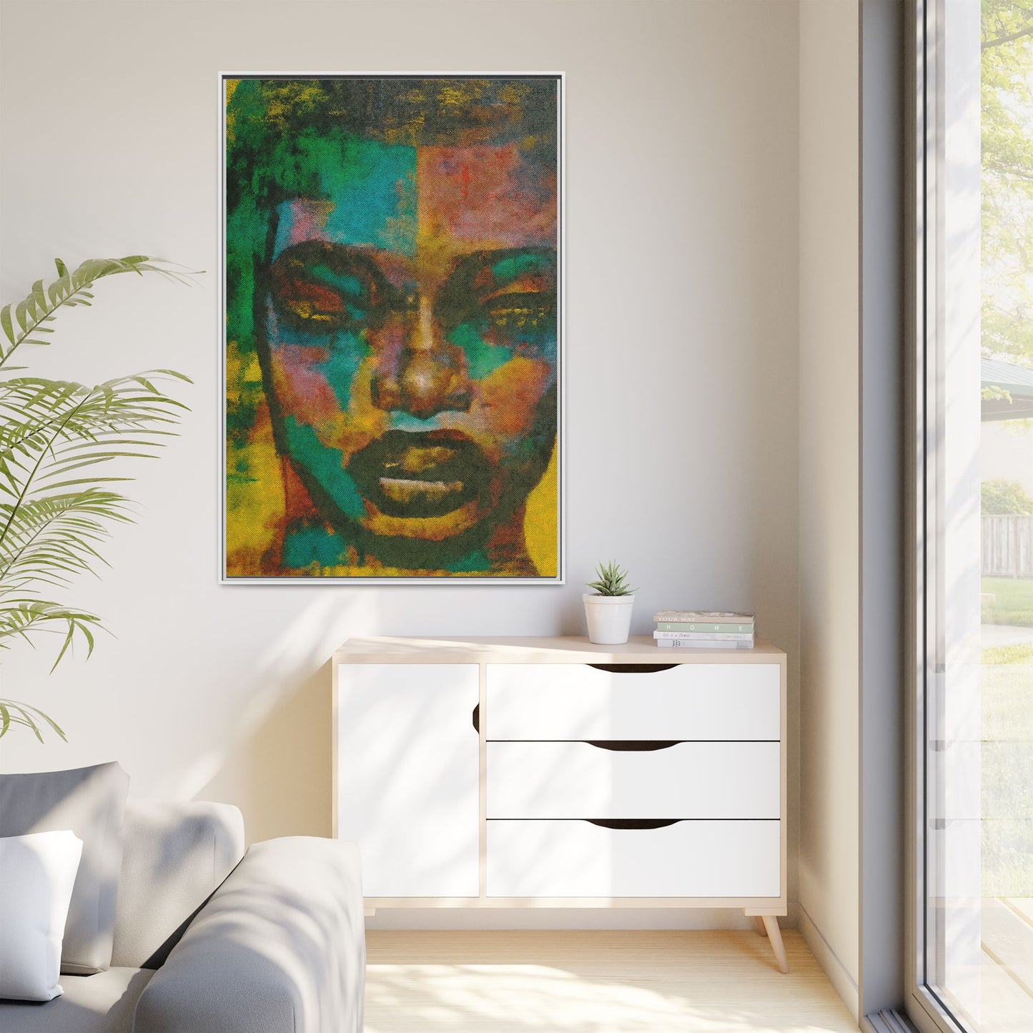 "Abigay" Matte Canvas, Framed
