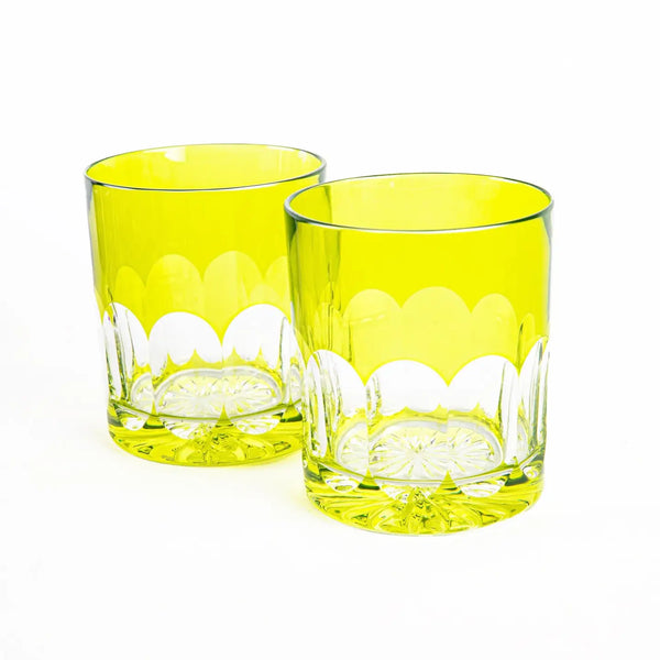 Kroj Crystal Tumblers - Set of 2 in Jablko Green