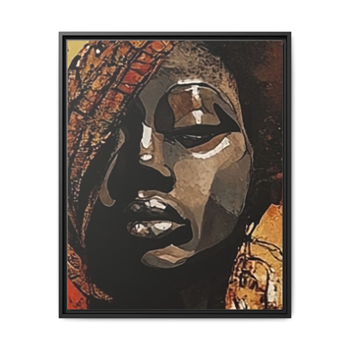 Palmyra - Framed Matte Canvas Artwork - DesignsByZuedi