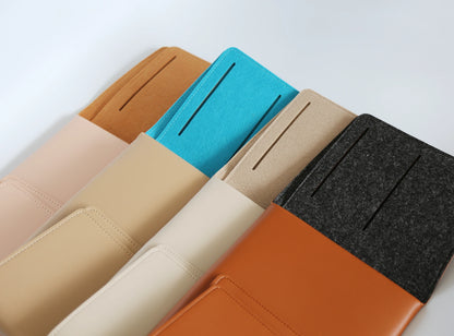 Haddington - Vegan Leather and Felt Storage Basket
