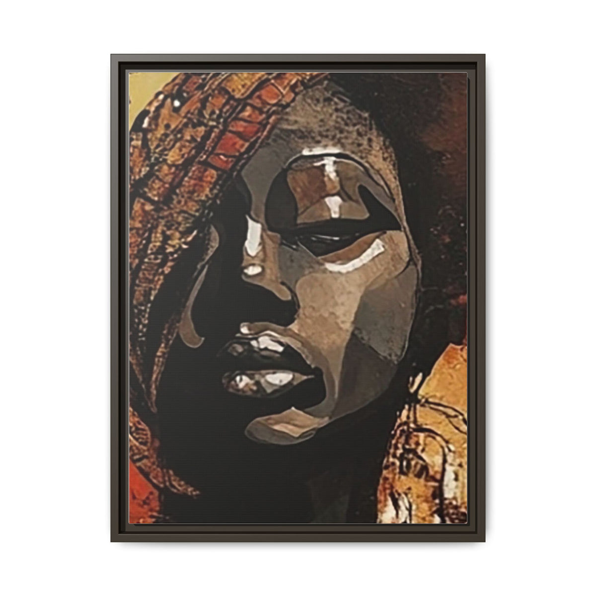 Palmyra - Framed Matte Canvas Artwork - DesignsByZuedi