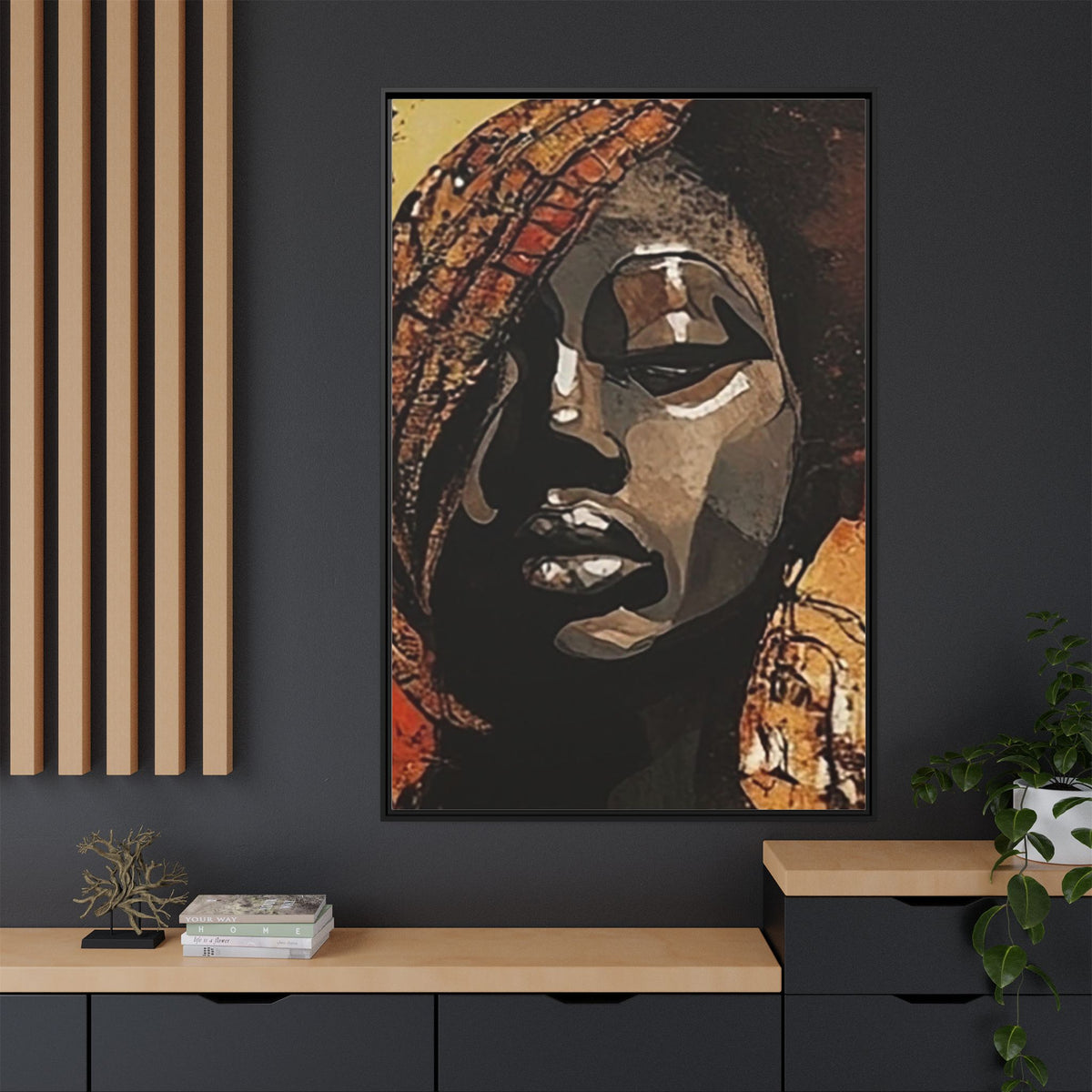 Palmyra - Framed Matte Canvas Artwork - DesignsByZuedi