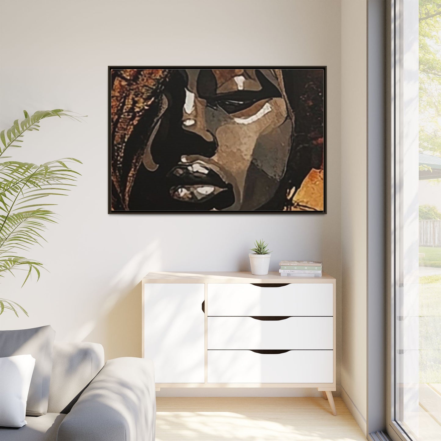 Palmyra - Framed Matte Canvas Artwork