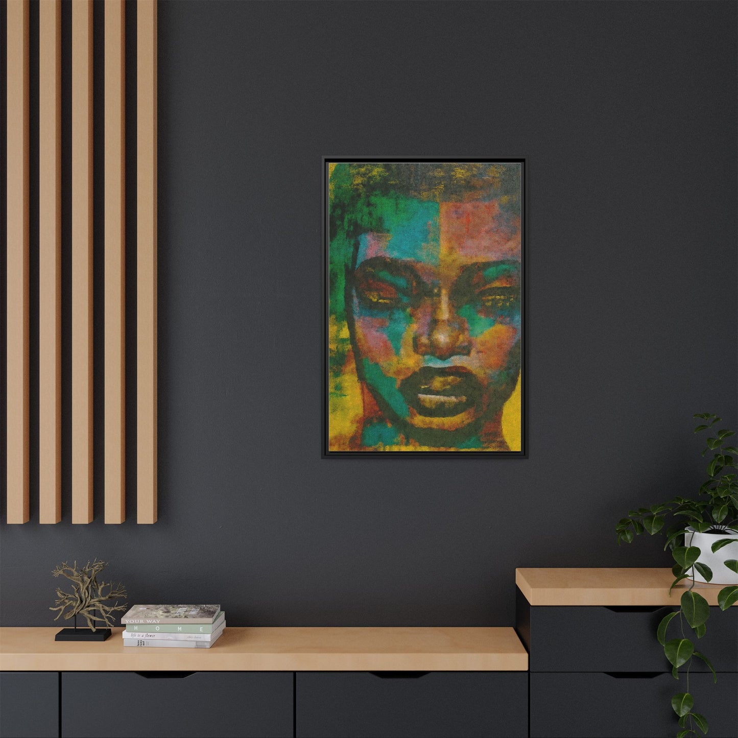 "Abigay" Matte Canvas, Framed