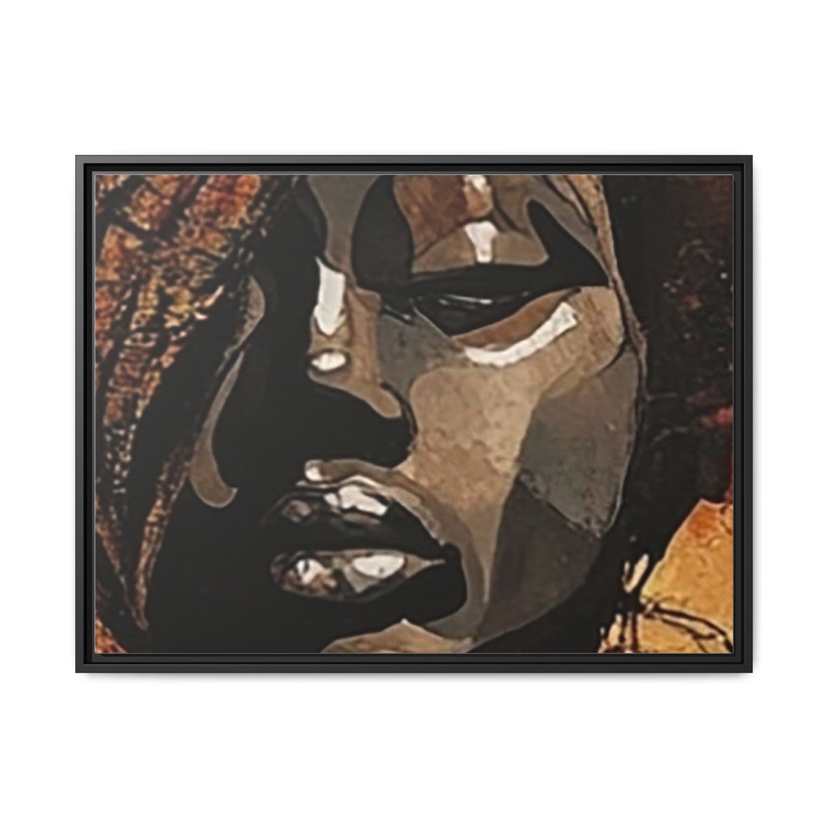 Palmyra - Framed Matte Canvas Artwork - DesignsByZuedi