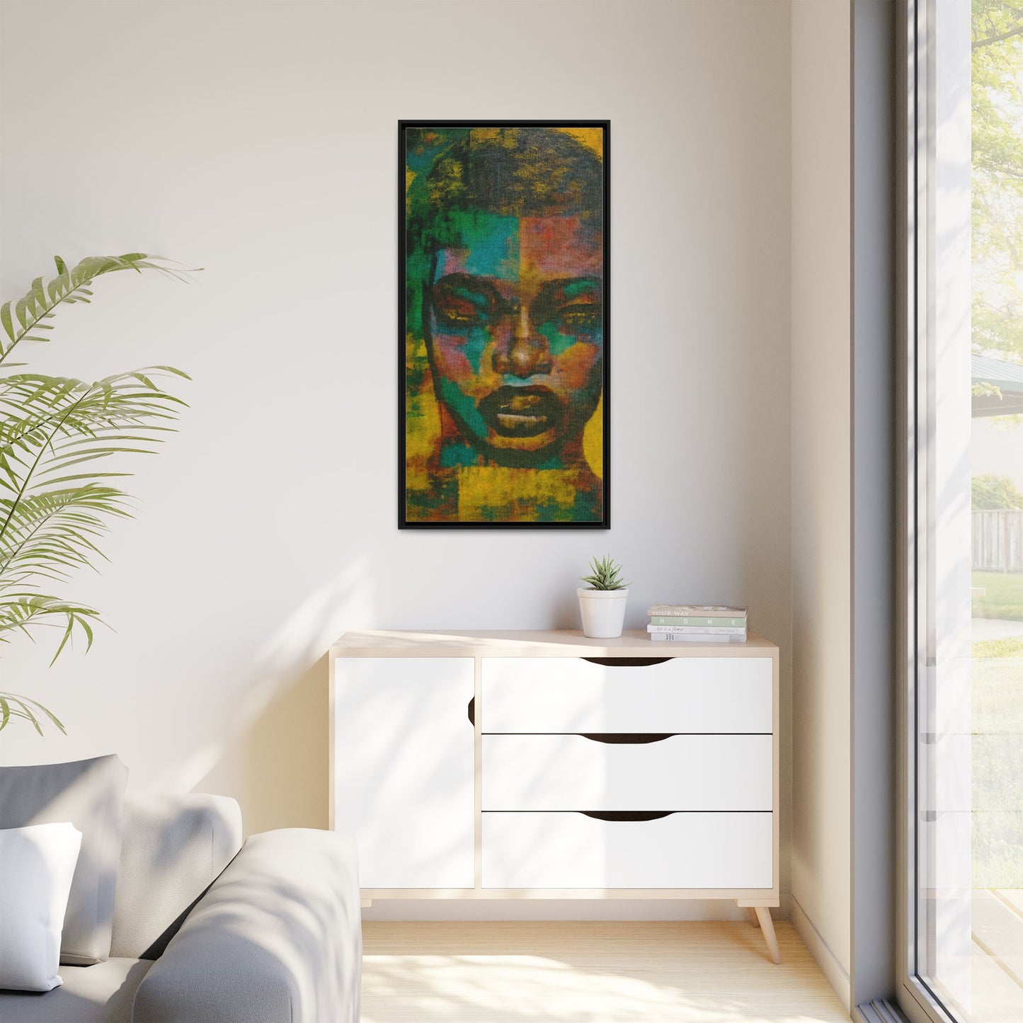 "Abigay" Matte Canvas, Framed