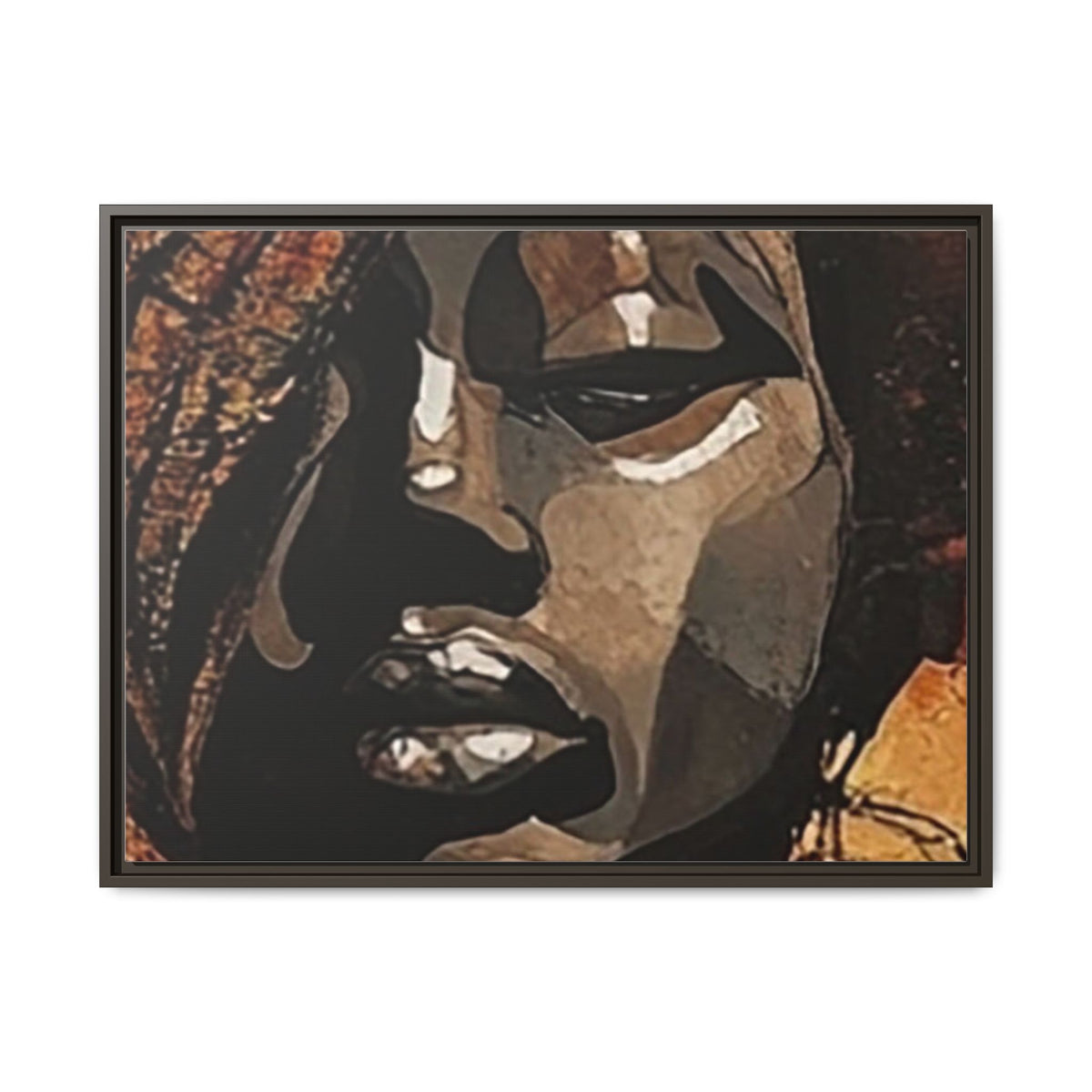 Palmyra - Framed Matte Canvas Artwork - DesignsByZuedi