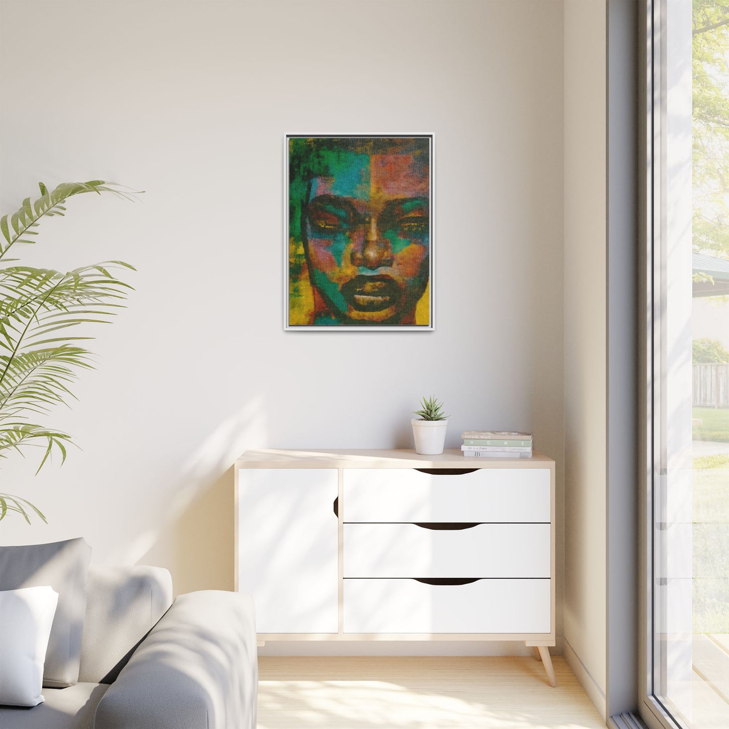 "Abigay" Matte Canvas, Framed