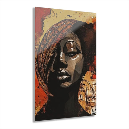 Palmyra - Modern Acrylic Art Print with French Cleat Hanging