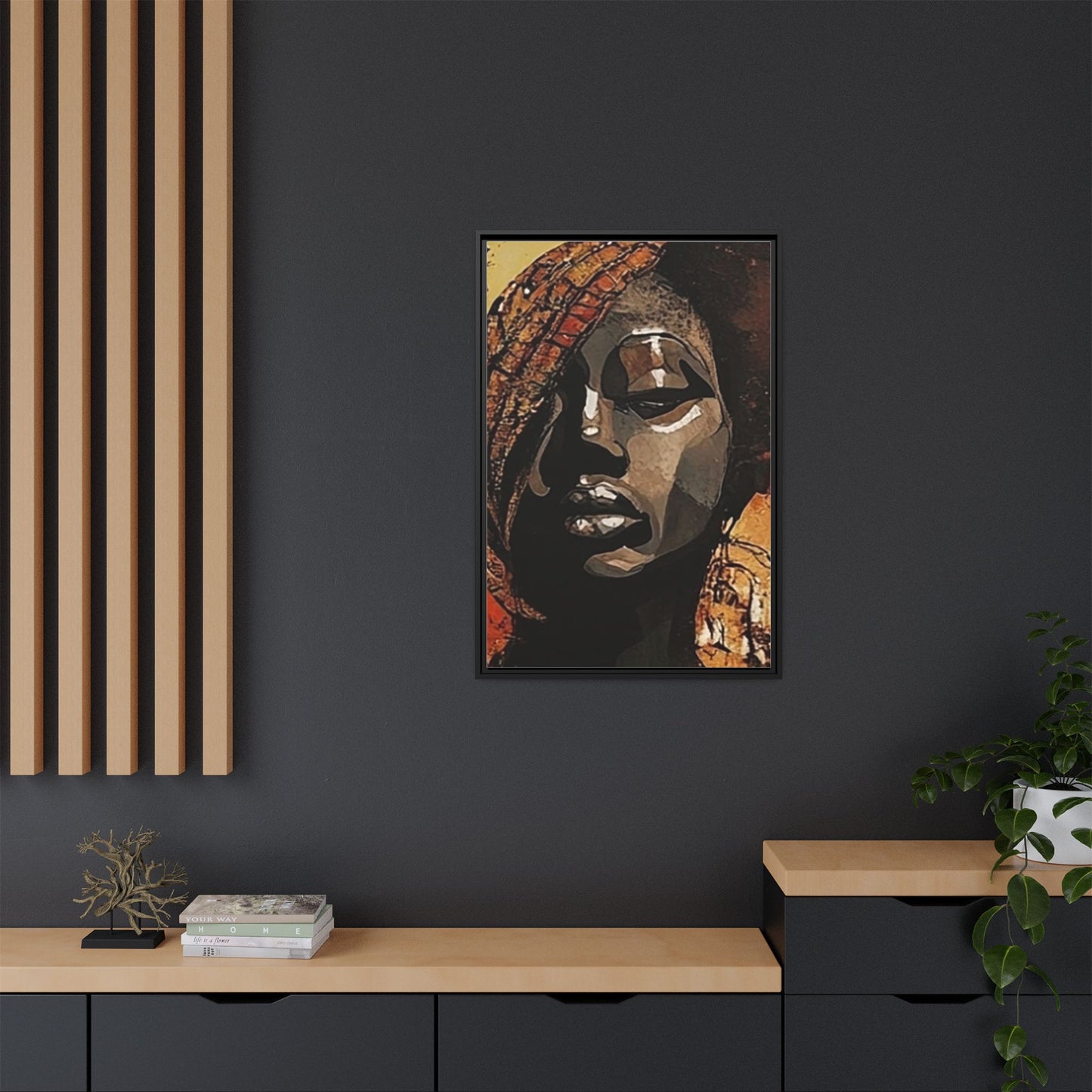Palmyra - Framed Matte Canvas Artwork