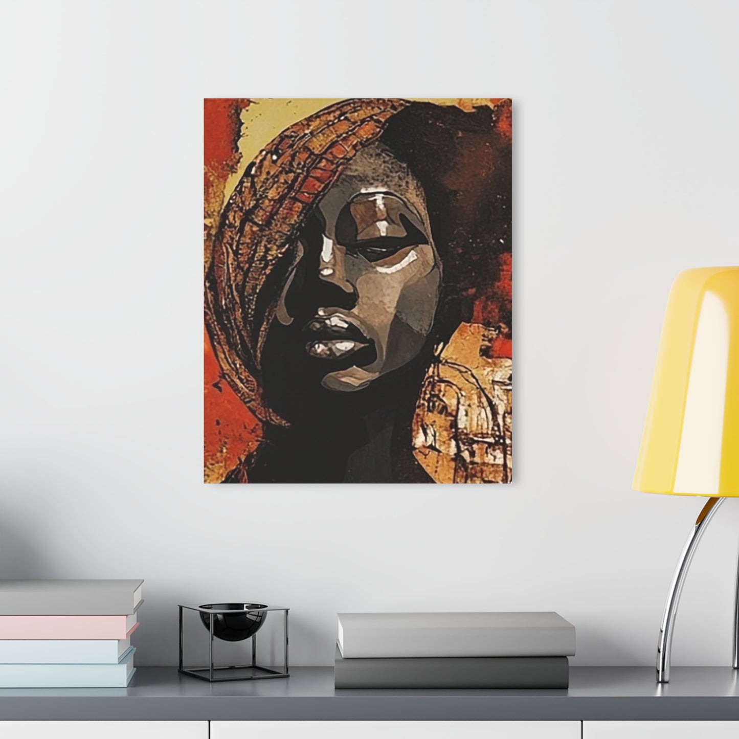 Palmyra - Modern Acrylic Art Print with French Cleat Hanging