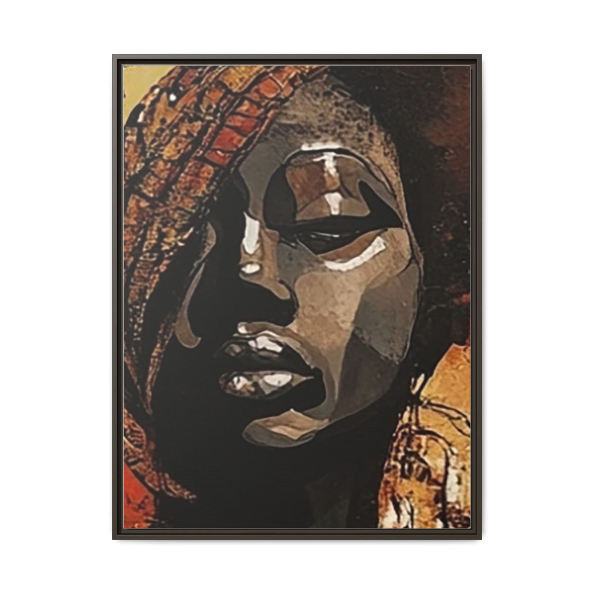 Palmyra - Framed Matte Canvas Artwork - DesignsByZuedi