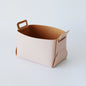 Haddington - Vegan Leather and Felt Storage Basket