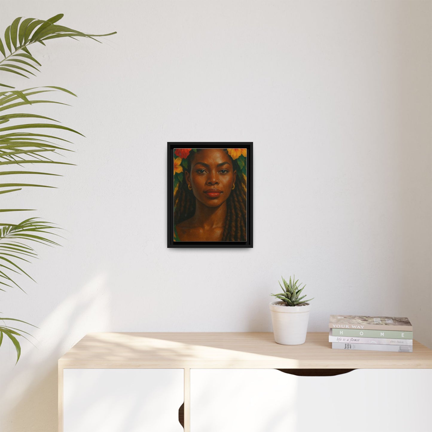 Framed Matte Canvas Print —Pennycooke Girl