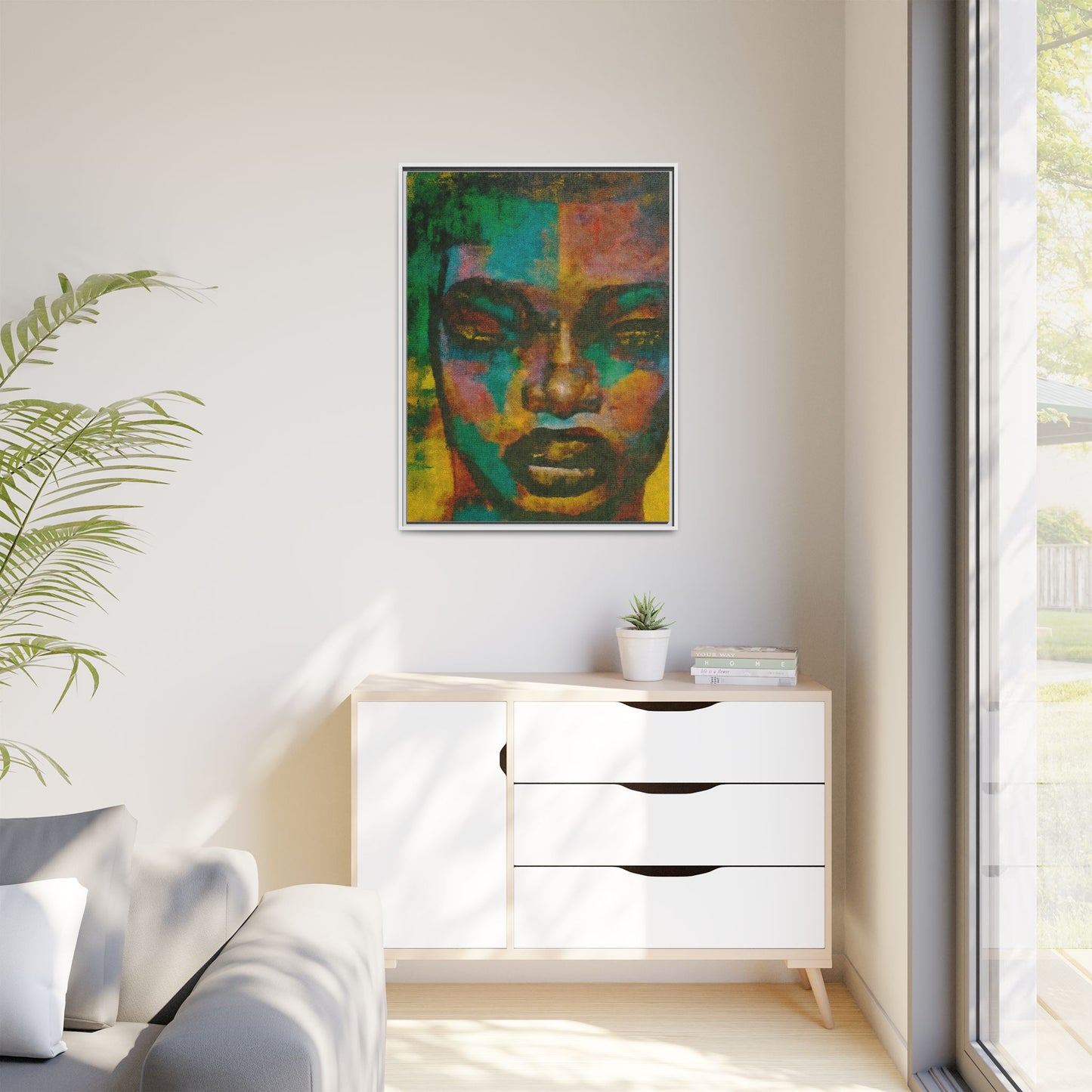"Abigay" Matte Canvas, Framed