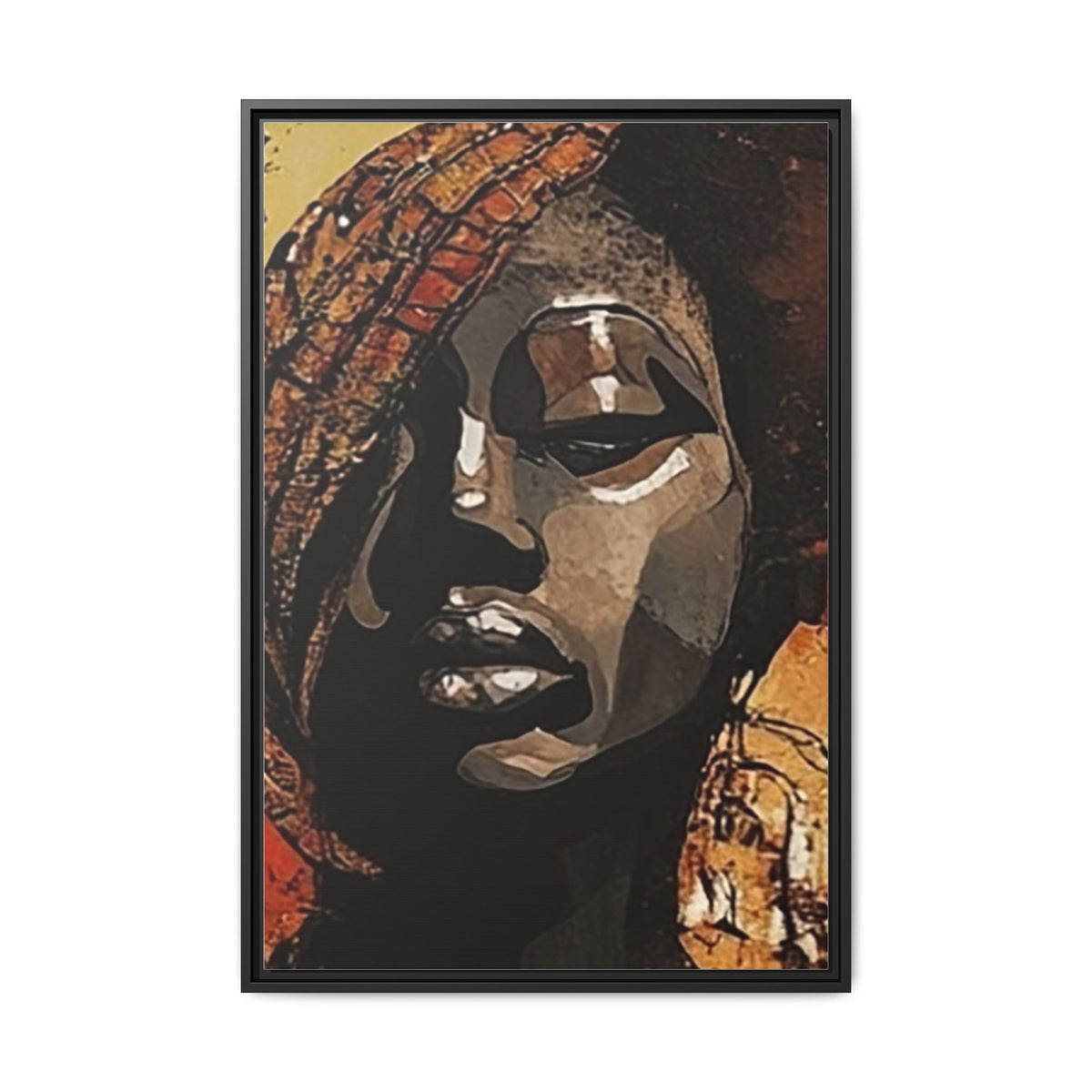 Palmyra - Framed Matte Canvas Artwork - DesignsByZuedi