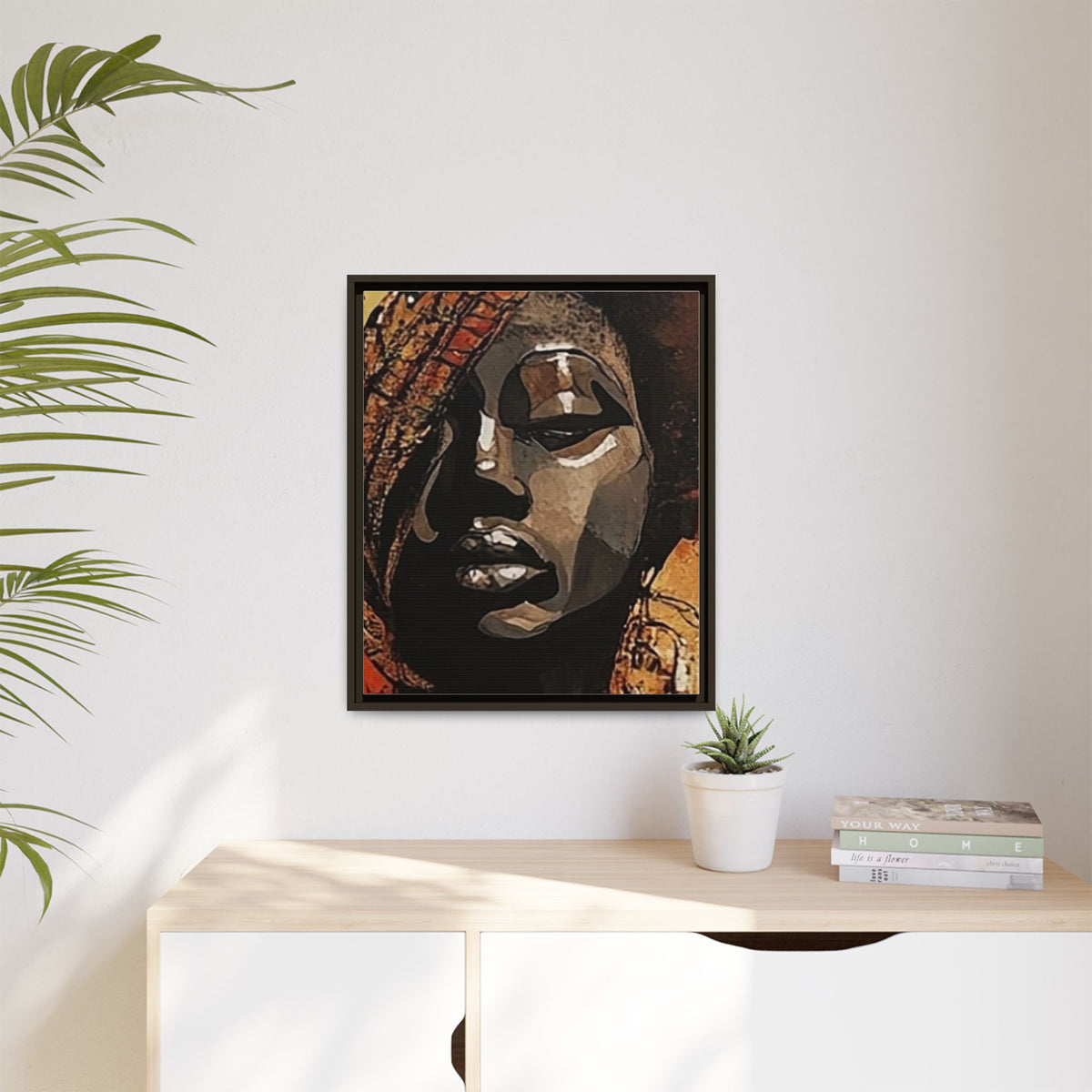 Palmyra - Framed Matte Canvas Artwork - DesignsByZuedi