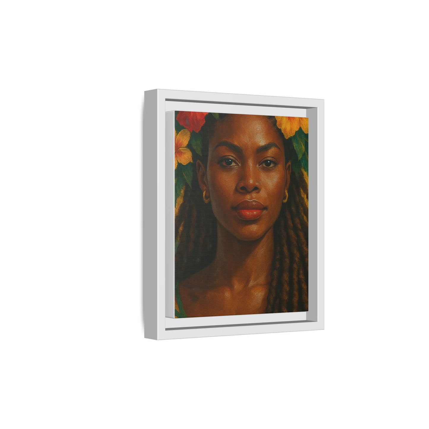 Framed Matte Canvas Print —Pennycooke Girl