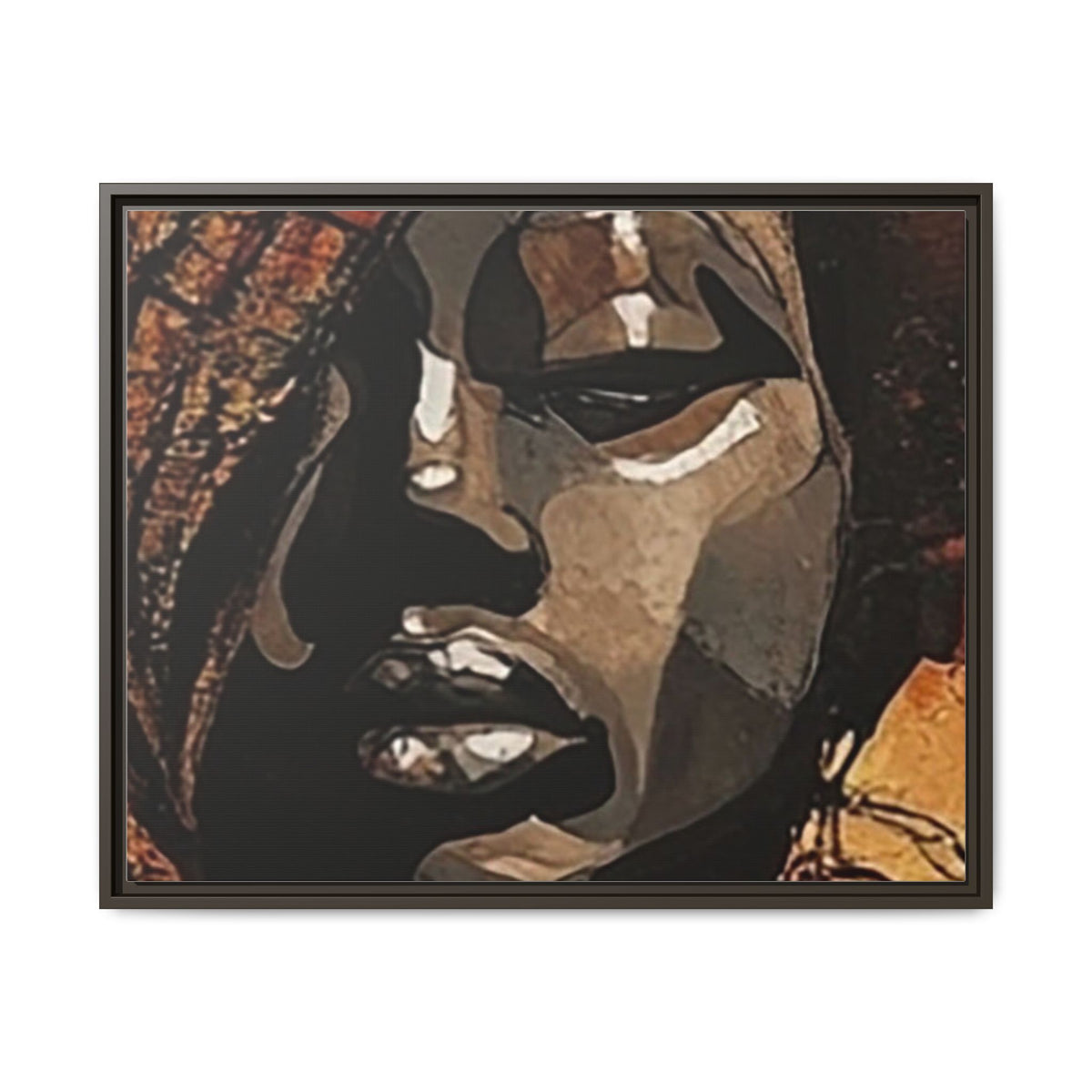 Palmyra - Framed Matte Canvas Artwork - DesignsByZuedi