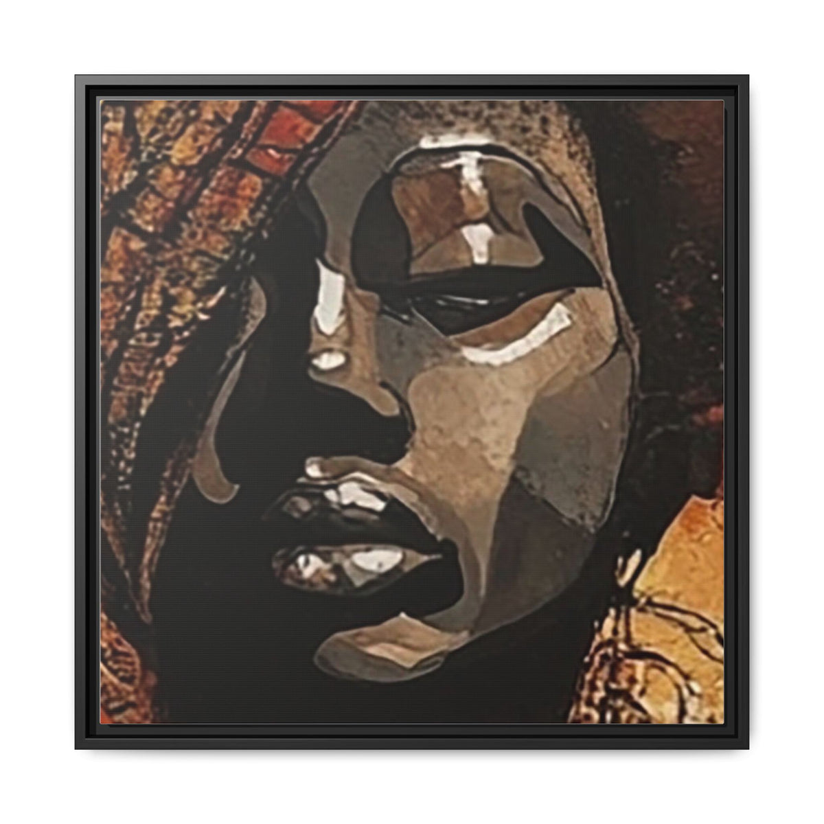 Palmyra - Framed Matte Canvas Artwork - DesignsByZuedi
