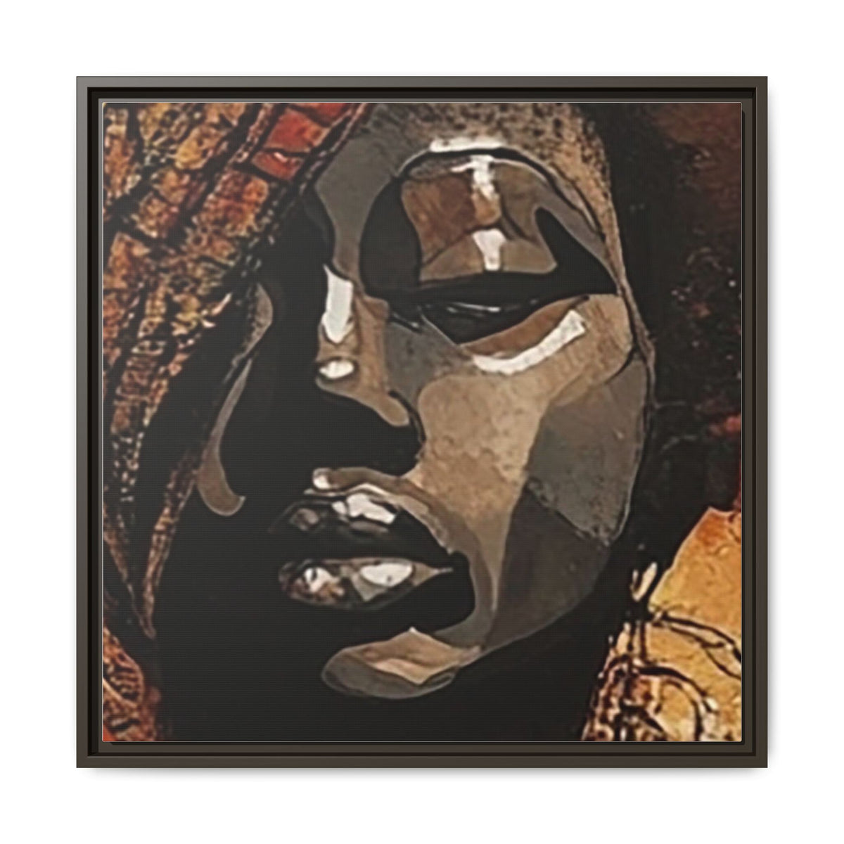 Palmyra - Framed Matte Canvas Artwork - DesignsByZuedi