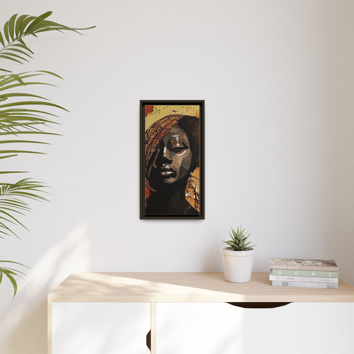 Palmyra - Framed Matte Canvas Artwork - DesignsByZuedi