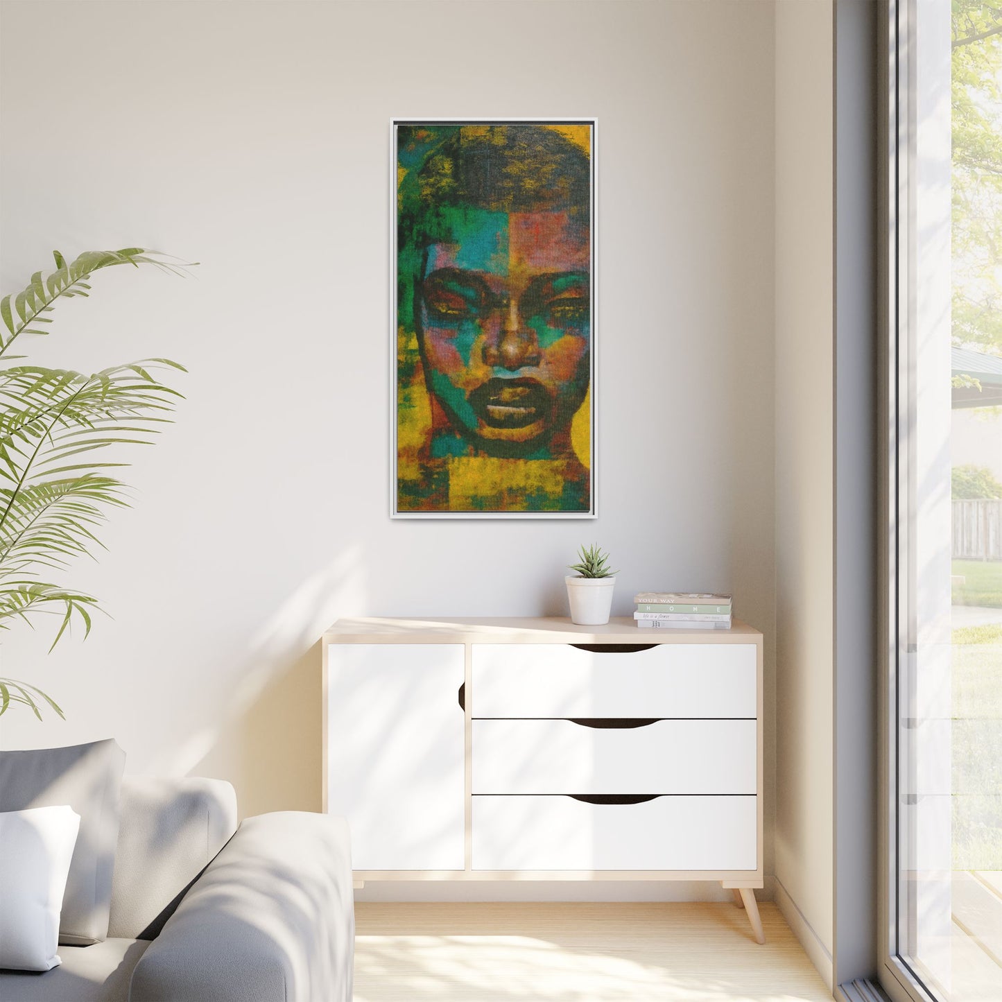 "Abigay" Matte Canvas, Framed