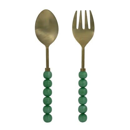Lancaster - Set of Two Hyaline Bubble Salad Servers