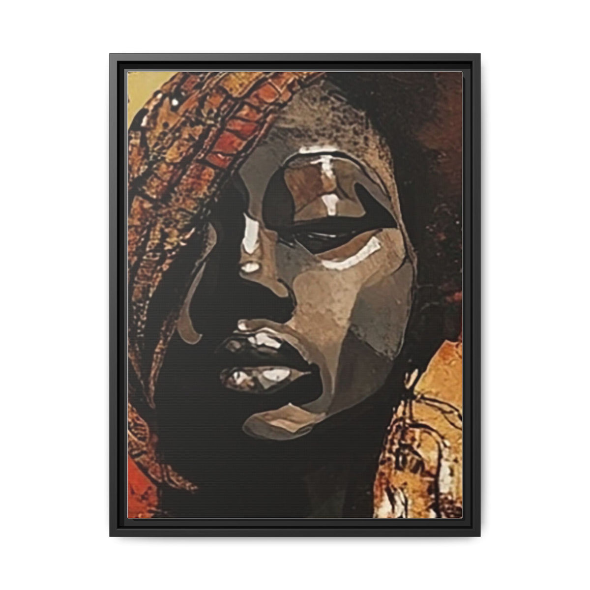 Palmyra - Framed Matte Canvas Artwork - DesignsByZuedi