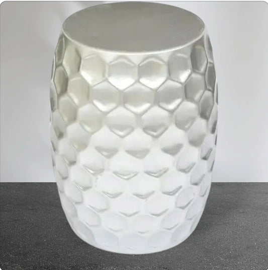 Caley- Silver Stool