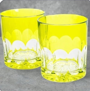 Kroj Crystal Tumblers - Set of 2 in Jablko Green