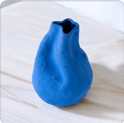 Alexis Matte Blue Vase