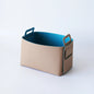 Haddington - Vegan Leather and Felt Storage Basket